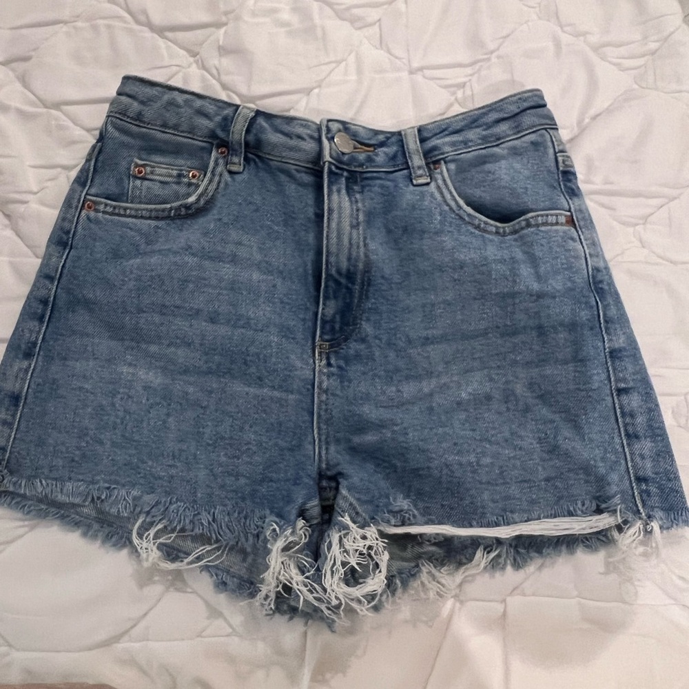 TopShop Moto Mom Jean shorts